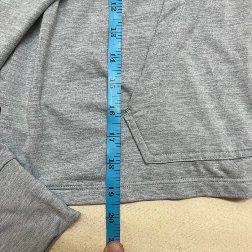 Nike L grey jersey knit light weight yoga hoodie